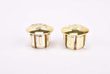 NOS Golden Cinelli winged logo handlebar Barend Plugs