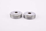 Ofmega chromed Metal crank set dust caps from the 1970s - 1980s