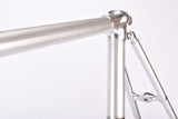 Silver anodized Alan Competizione Strada vintage aluminum frame set in 56.8 cm (c-t) 55 cm (c-c) from 1973 ~ 1974