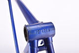 Dark Blue and champagne (Baikalblauw) Gazelle Champion Mondial A-Frame (AB-Frame) vintage road bike steel frame set in 60 cm (c-t) / 58 cm (c-c) with Reynolds 531 tubing and Campagnolo dropouts from ~1979