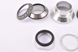 NOS/NIB Tien Hsin silver 1" triple sealed threaded needle bearing Headset