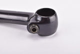 Black 3ttt mod. 78 Criterium Stem in 130 mm with 25.8 mm bar clamp from the 1970s - 1980s