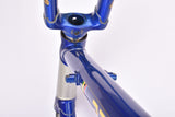 Dark Blue and champagne (Baikalblauw) Gazelle Champion Mondial A-Frame (AB-Frame) vintage road bike steel frame set in 60 cm (c-t) / 58 cm (c-c) with Reynolds 531 tubing and Campagnolo dropouts from ~1979