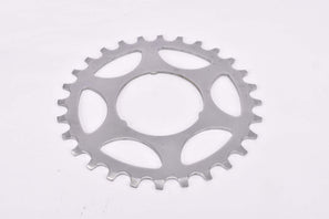 NOS Shimano 600 / 600 New EX Uniglide stain silver Cog (3 Splines), freewheel sprocket with 28 teeth  from the 1970s - 1980s