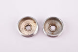 Ofmega chromed Metal crank set dust caps from the 1970s - 1980s