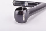 Black 3ttt mod. 78 Criterium Stem in 130 mm with 25.8 mm bar clamp from the 1970s - 1980s