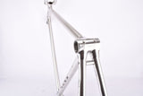 Silver anodized Alan Competizione Strada vintage aluminum frame set in 56.8 cm (c-t) 55 cm (c-c) from 1973 ~ 1974