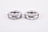 NOS Sakae Ringyo SR Silver Chromed Metal Crank Dust Caps