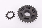 NOS Black Suntour 7-speed Accushift Plus (AP) Cassette with 13-26 teeth from the 1990s