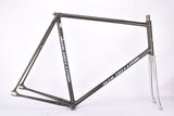 Metalic Black Benotto (Model 2700 Pista Professional??) vintage steel track bike frameset in 62.5 cm (c-t) / 61 cm (c-c) with Columbus Cromor tubing and Campagnolo dropouts from the 1990s