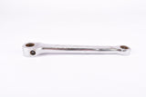 Solida cottered chromed steel left crankarm in 170 mm with french thread from the 1970s