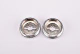 NOS Sakae Ringyo SR Silver Chromed Metal Crank Dust Caps