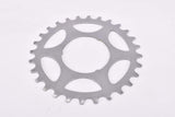 NOS Shimano 600 / 600 New EX Uniglide stain silver Cog (3 Splines), freewheel sprocket with 28 teeth  from the 1970s - 1980s