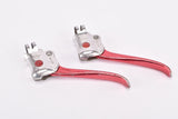 Weinmann DeLuxe #136 red anodized city / touring Brake Lever Set from the 1950s - 1960s