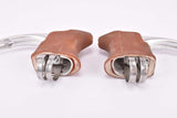NOS Formos Weinmann 500A Copy brake lever set with brown para hoods