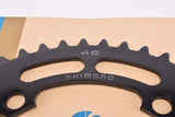 NOS First Generation Shimano Dura-Ace #GA-200 Black edition chainring with 48 teeth and 130 BCD from the 1970s