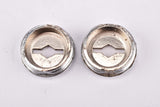 SR Sakae Ringyo chromed metal crank Dust Cap 1970s - 1980s