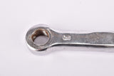 Solida cottered chromed steel left crankarm in 170 mm with french thread from the 1970s