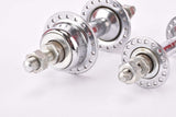 NOS Weco Nabe Chrome plated steel Hub set with english thread (BSA) solid axle and 36 holes from the 1950s - 1970s