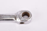 Solida cottered chromed steel left crankarm in 170 mm with french thread from the 1970s