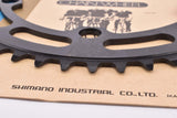 NOS First Generation Shimano Dura-Ace #GA-200 Black edition chainring with 48 teeth and 130 BCD from the 1970s