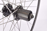 Black 28" (622-13) Rigida Flyer 32 holes Rear Wheel with Clincher Rim and Shimano 8-speed / 9-speed / 10-speed Hyperglide Freehub from the 2000s
