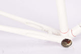 Defective White Locomotief Amsterdam Tour de France frame set in 55.5 cm (c-t) / 54.0 cm (c-c) with Reynolds 531 tubing from the 1950s / 1960s