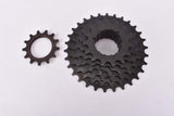 NOS Black Suntour 7-speed Accushift Plus (AP) Cassette with 13-30 teeth from the 1990s