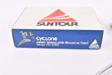 NOS/NIB Suntour Cyclone #FD-3360 Braze-on Front Derailleur from 1985
