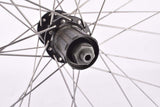 Black 28" (622-13) Rigida Flyer 32 holes Rear Wheel with Clincher Rim and Shimano 8-speed / 9-speed / 10-speed Hyperglide Freehub from the 2000s