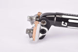 black anodized Campagnolo Leggero Record #1044 Panto Chesini Seatpost with 27.2 mm diameter from the 1980s
