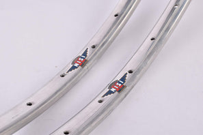 NOS NISI Moncalieri Torino-Italia Tubular Rim Set in 26" / 571mm (650C) with 36 holes from the 1970s /  1980s