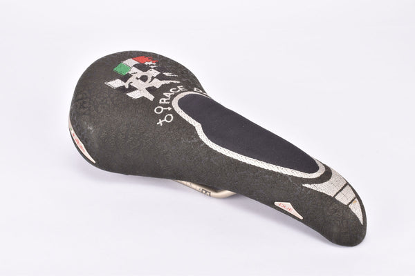 NOS Black Selle San Marco Rolls Due Race Day Unisex Saddle from 1999