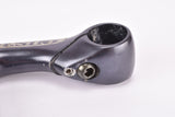 Black / dark anodized Chesini Precision pantographed 3ttt Record 84 #AR84 Stem in size 100mm with 25.8mm bar clamp size from the 1980s