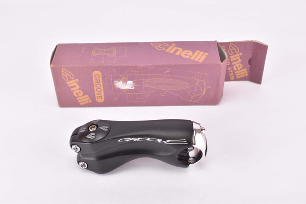NOS/NIB Cinelli Groove 1" and 1 1/8" ahead stem in size 90mm with 26.0mm bar clamp size