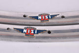 NOS NISI Moncalieri Torino-Italia Tubular Rim Set in 26" / 571mm (650C) with 36 holes from the 1970s /  1980s