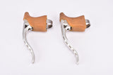 NOS Dia-Compe Gran Compe #NGC202 brake lever set with brown hoods from the 1980s