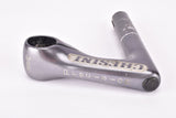 Black / dark anodized Chesini Precision pantographed 3ttt Record 84 #AR84 Stem in size 100mm with 25.8mm bar clamp size from the 1980s