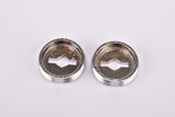 NOS Sakae Ringyo SR Silver Chromed Metal Crank Dust Caps