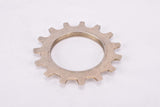 NOS Shimano Dura-Ace #MF-7150 / #MF-7160 (#FA-100 / #FA-110) golden Cog threaded on inside (#BC40), 5-speed and 6-speed Freewheel Sprocket with 15 teeth #1241514 from the 1970s - 1980s