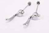 MINT Shimano 600 #6100 / 600 EX Arabesque #6200 quick release set, front and rear Skewer for 100 / 126 mm from the 1970s - 1980s