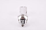 NOS Silver anodised 3TTT Mutant 1" ahead stem in size 100mm with 25.8 mm bar clamp size from the 1990s
