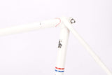 Defective White Locomotief Amsterdam Tour de France frame set in 55.5 cm (c-t) / 54.0 cm (c-c) with Reynolds 531 tubing from the 1950s / 1960s