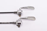 Campagnolo post cpsc quick release set Record / Super Record, #1001/3 & #1006/8 front and rear Skewer for 100 / 126 mm 1970s - 1980s