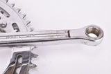 Solida 3-Arm Cottered chromed steel Crankset with 53/45 Teeth and 170 mm length from the 1970s