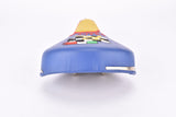 NOS Blue, yellow and red Selle San Marco Rolls Due Race Day Unisex Saddle from 1999