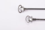 Campagnolo post cpsc quick release set Record / Super Record, #1001/3 & #1006/8 front and rear Skewer for 100 / 126 mm 1970s - 1980s