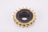 NOS Suntour Pro Compe #PC-5000 golden 5-speed Freewheel with 14-18 teeth and english thread from 1980