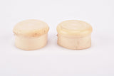 White Cinelli Milano handlebar end plugs form the 1960s