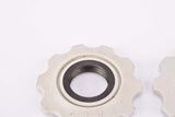 NOS White Campagnolo C-Record and Croce d'Aune #2302007 rear derailleur bearing Pulley / Jockey Wheel Roller set from the 1980s